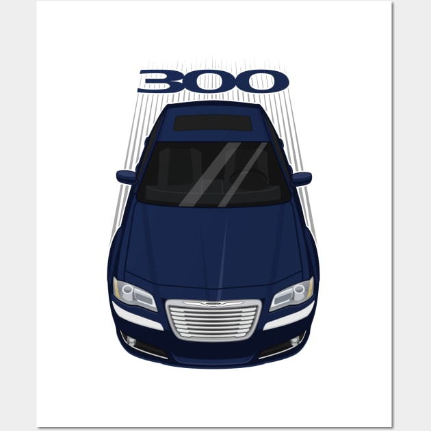 Chrysler 300C 2011-2014 - Jazz Blue Wall Art by V8social